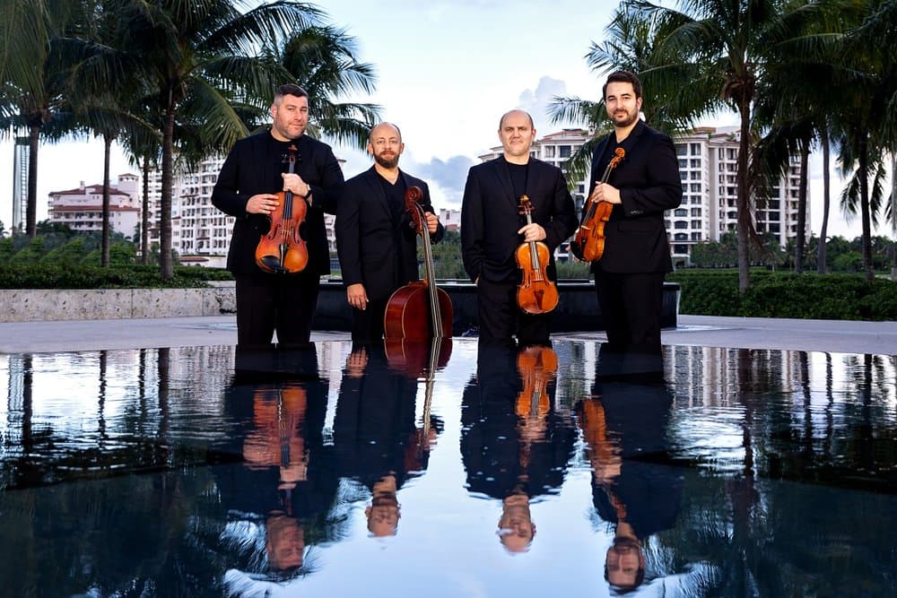 Photo of Michael in the Amernet String Quartet