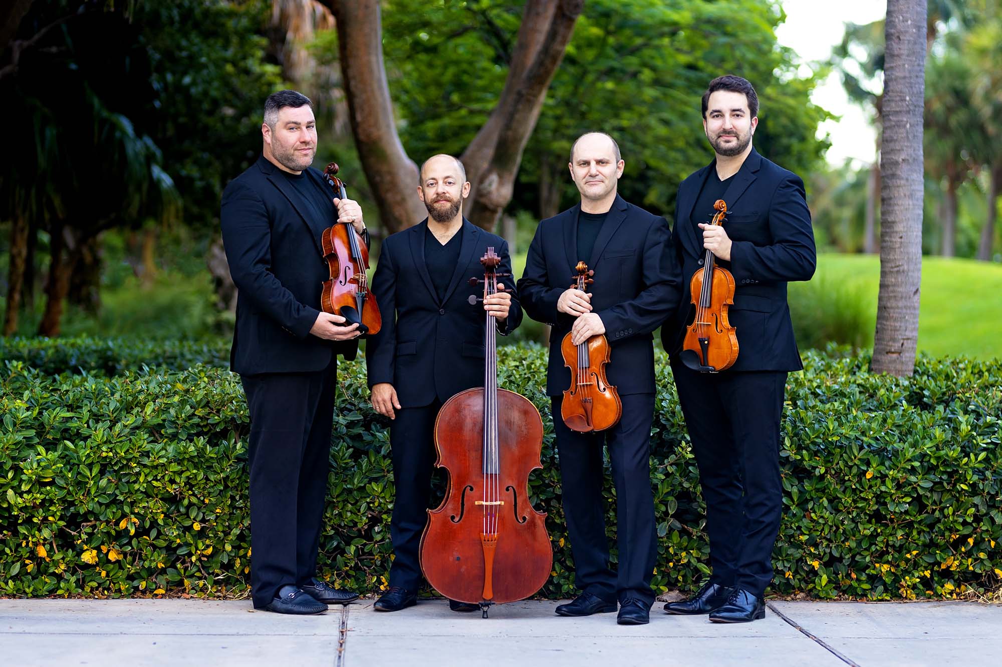 Photo of Michael in the Amernet String Quartet